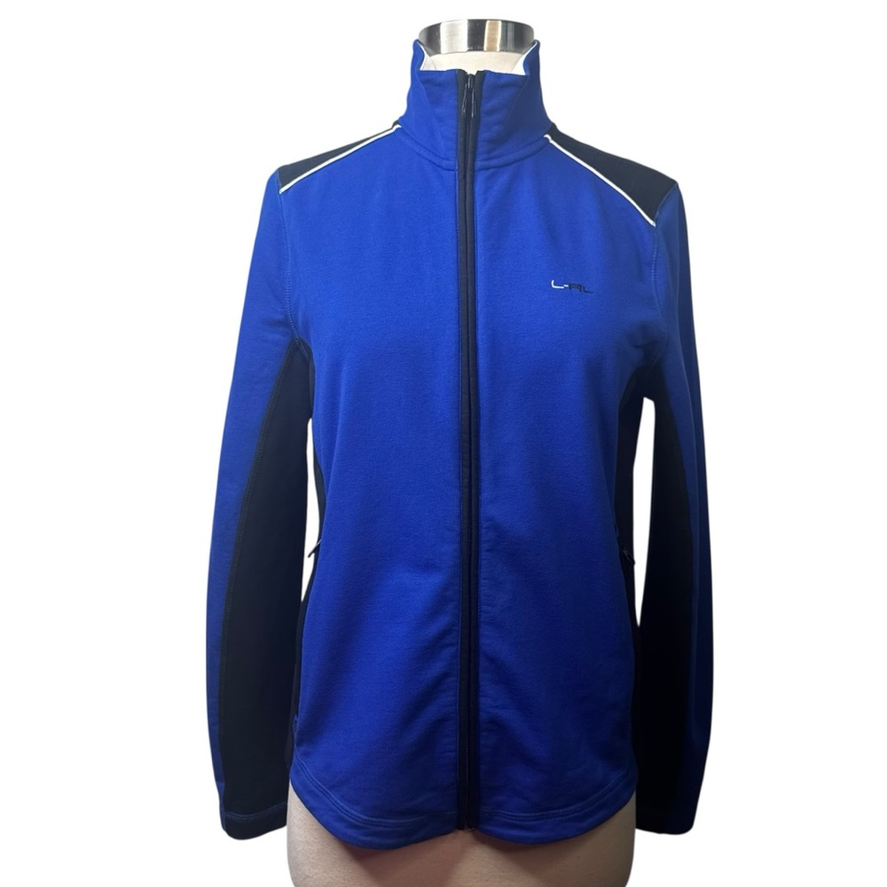 Lauren Ralph Lauren Active Royal Blue Track Jacket PL